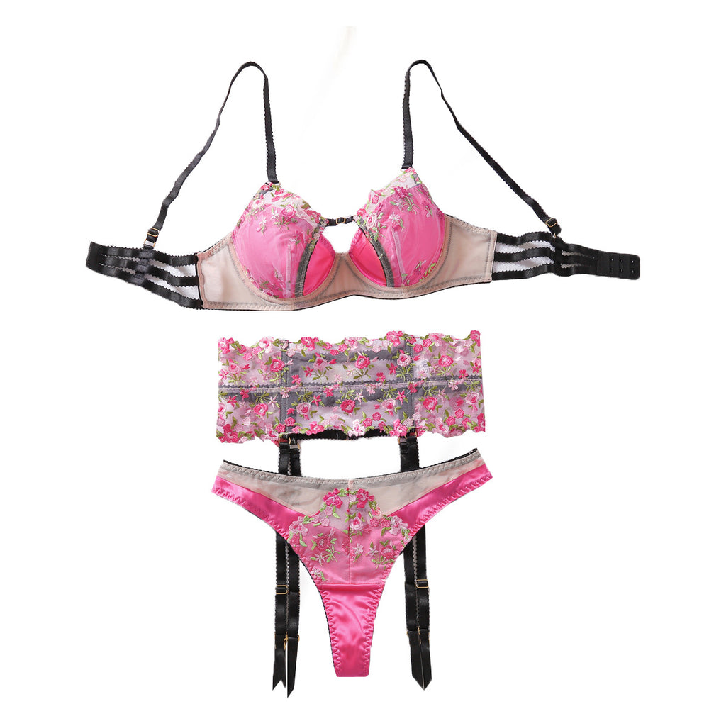 Blush Bloom Garter Set