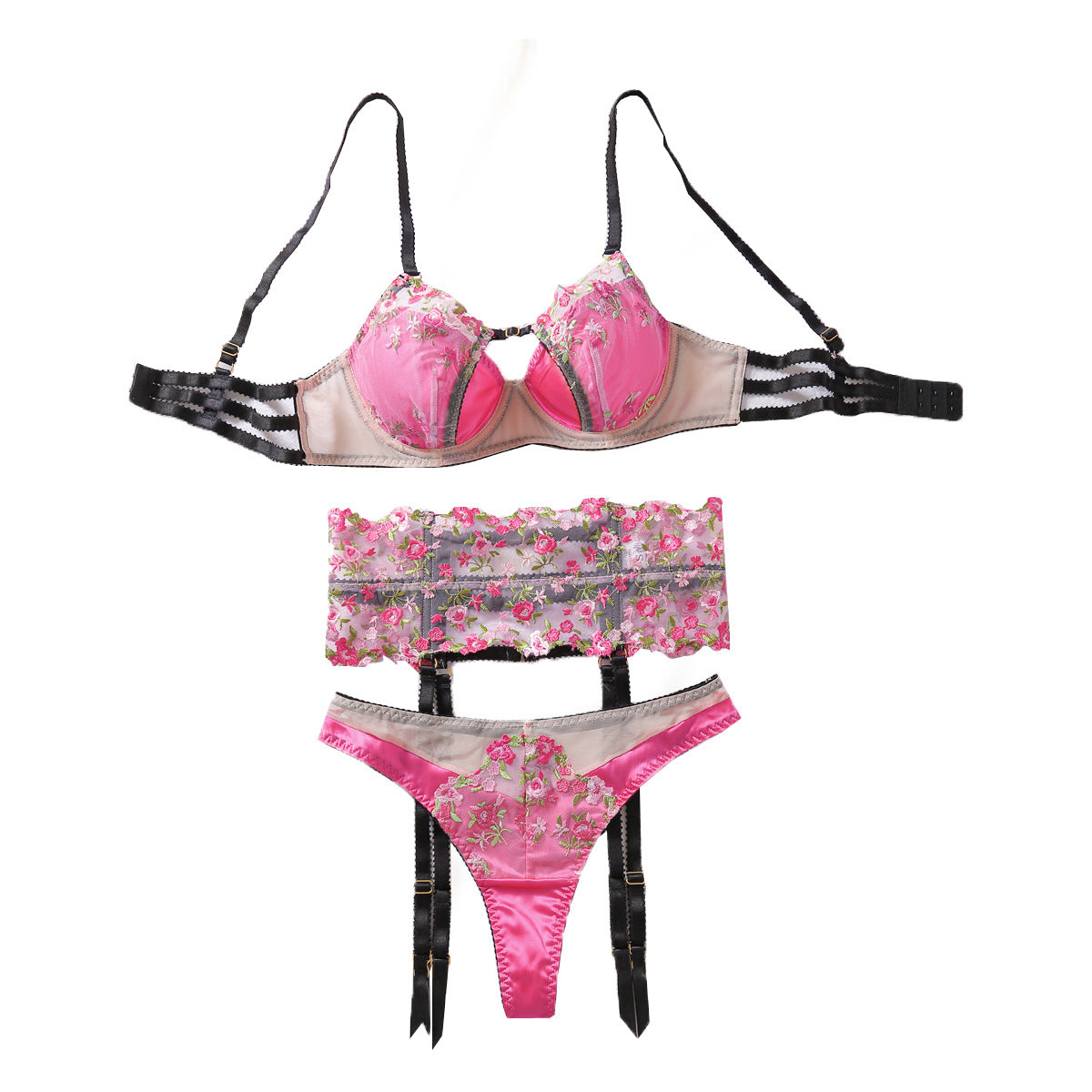 Blush Bloom Garter Set