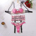Blush Bloom Garter Set