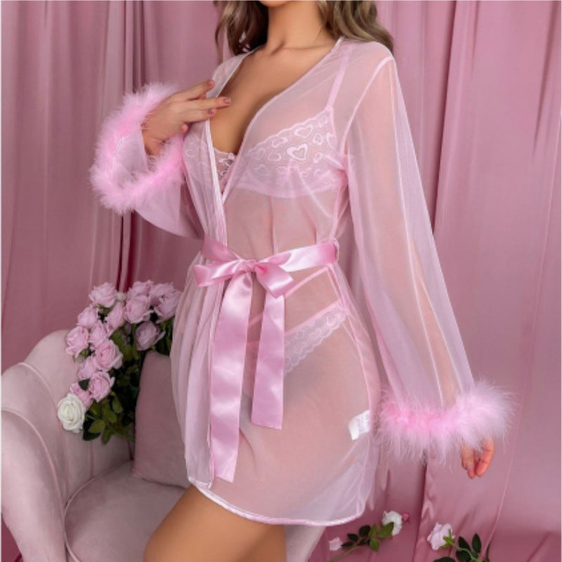 Sweetheart Robe Lingerie Set